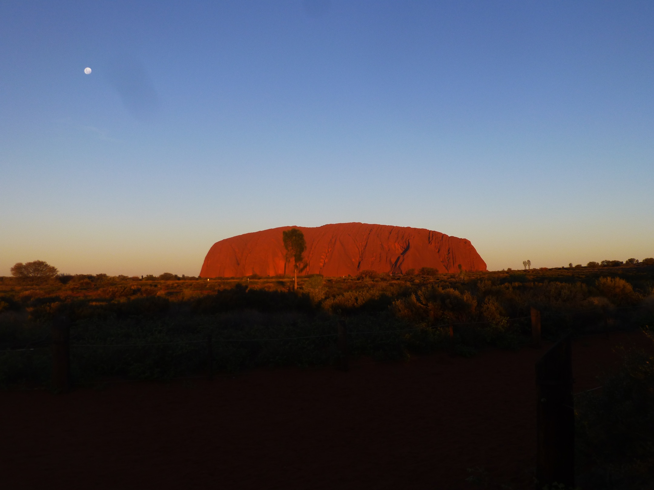 Kata Tjuta (aka “The Olgas”) and Uluru (aka Ayers Rock or just “The Rock”)